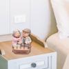 Sweet Loving Old Couple Figurine Resins Decoration for Wedding Anniversary Gift