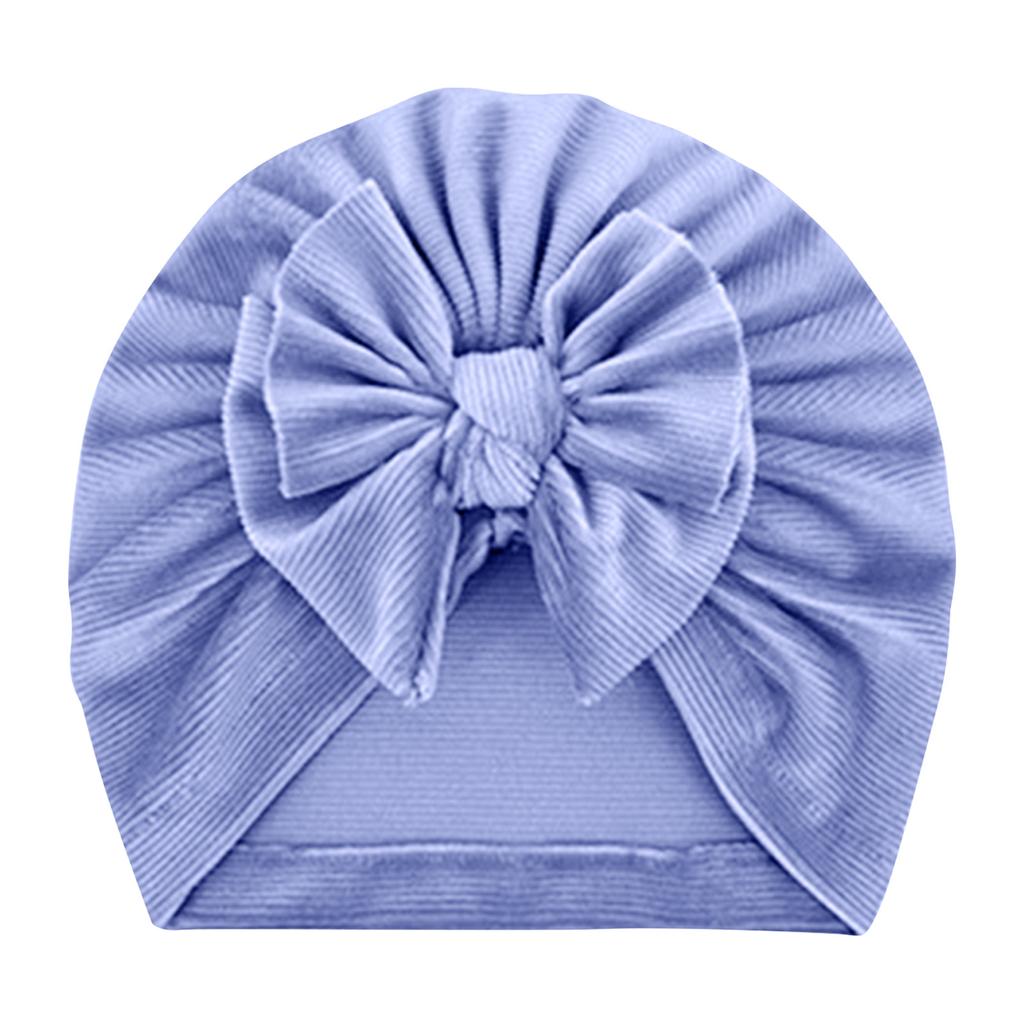 Baby's Headwear  Toddler Kids Baby Boys Girls Solid Color Bow Hat  Headwear Accessories