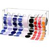 Sticker Roll Dispenser Adjustable Label Roll Holder Acrylic Sticker Holder Organizer Label Dispenser for Holding Sticker Label Library Office Home (9