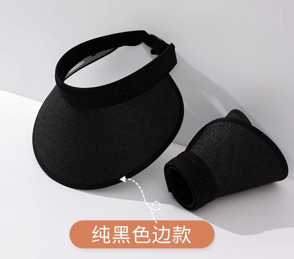 Outdoor Sun Protection Hat Sun Hat Summer Sky Straw Hat Anti-uv Headband Sun Hat Cycling Empty Top Hat for Women