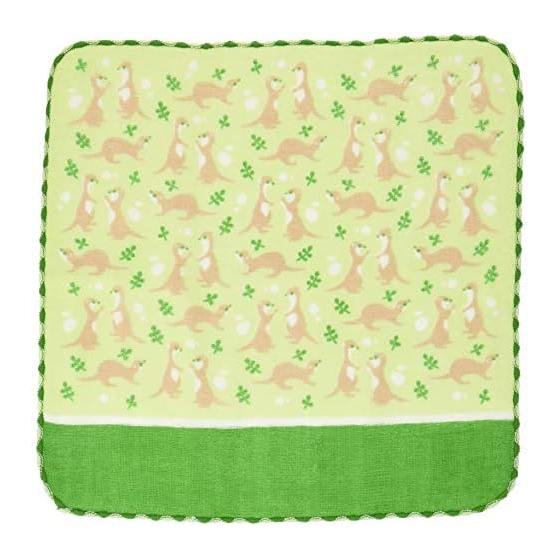 Town Girl s Handkerchief Aquarium Edition Otter Approx. 25cm x 25cm 02695