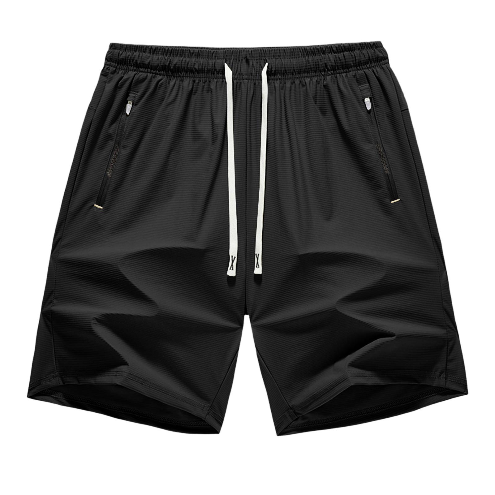 Men s Casual -Weave Drawstring Shorts L