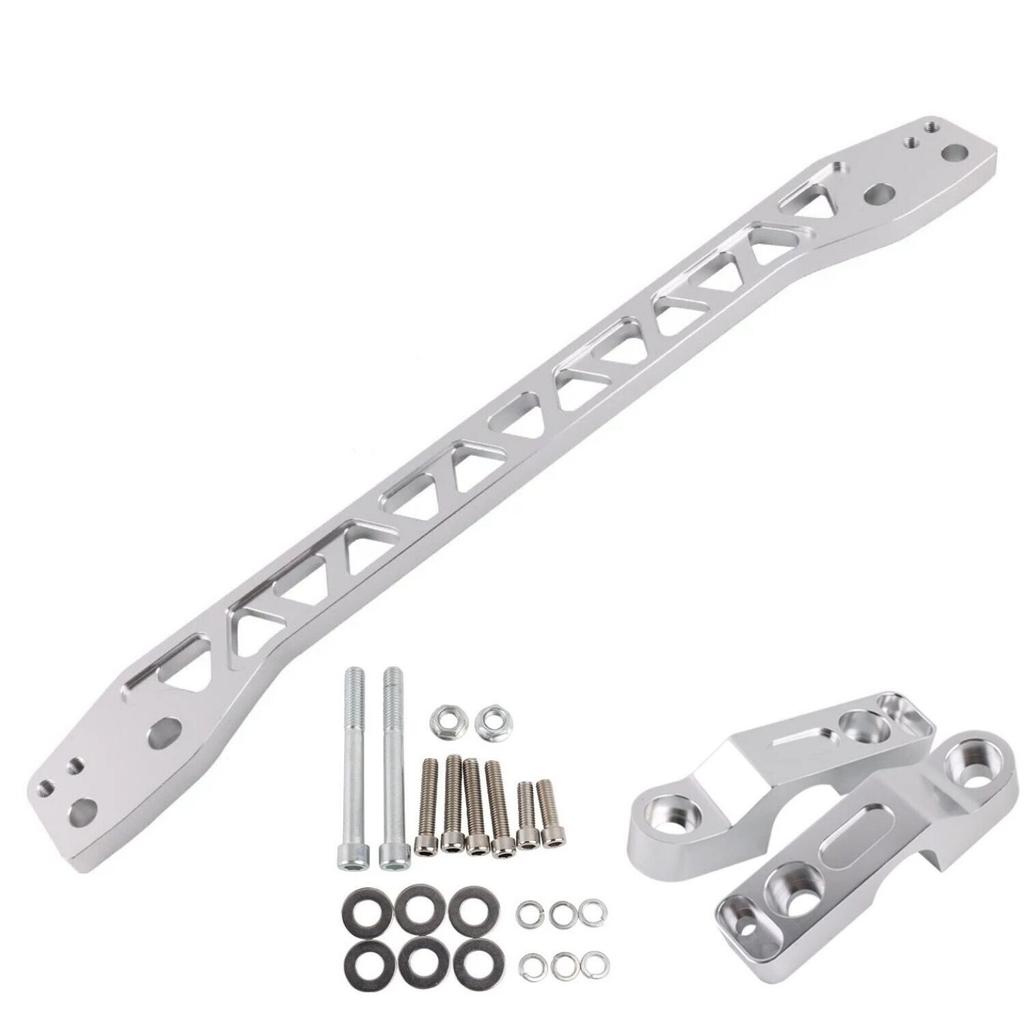 Aluminum Silver Rear Lower Control Arms Subframe Brace for Honda Civic DX ES LX EX 01-05 Support Trestle Engine Frame