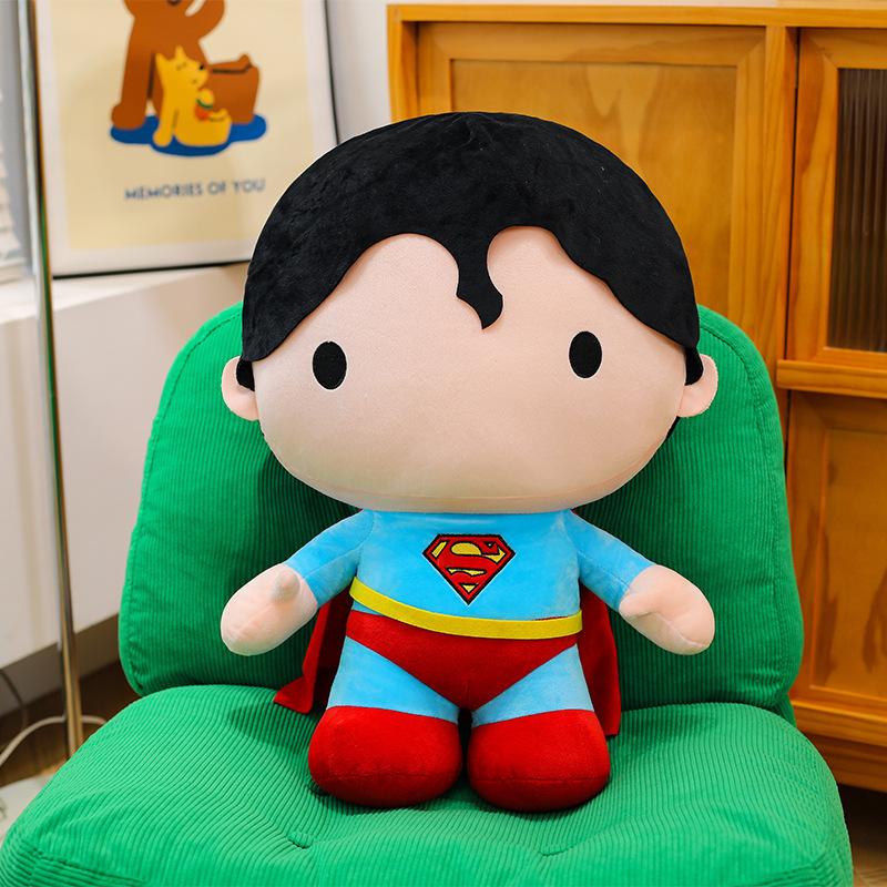 40cm Movie Merchandise Justice League Classic Hero Stuffed Plush Toy Cute Batman Pillow Superman Doll Birthday Gift