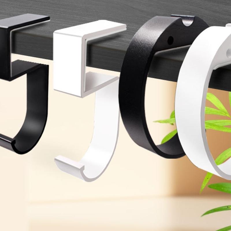 Premium Aluminum Multipurpose Holder Waterproofed Desk Mounted Utility Hook