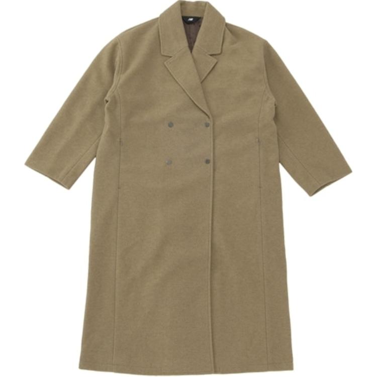 New Balance Coats Women s Camel Lapel Moderate Straight Fit AWJ25005-INH M