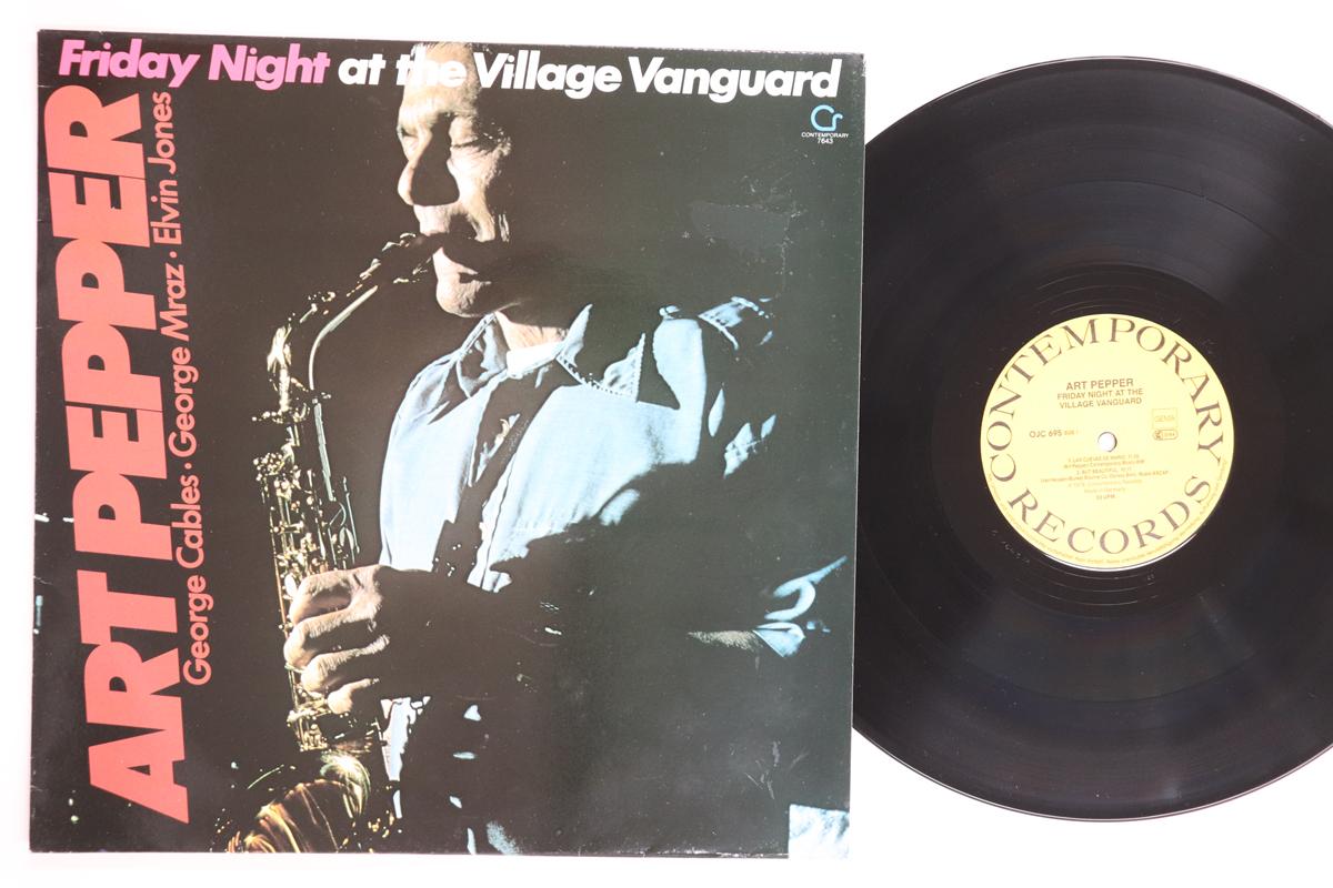 

LP Record ART PEPPER Friday Night At The Village Vanguar OJC695 CONTEMPORARY Germany Jazz Used