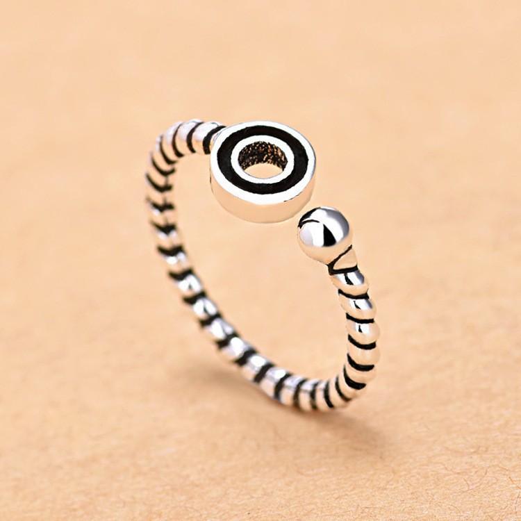 

Женский тренд Персонализированное Открытое Живое Модное Ювелирное Кольцо Винтажные Кольца с Буквами