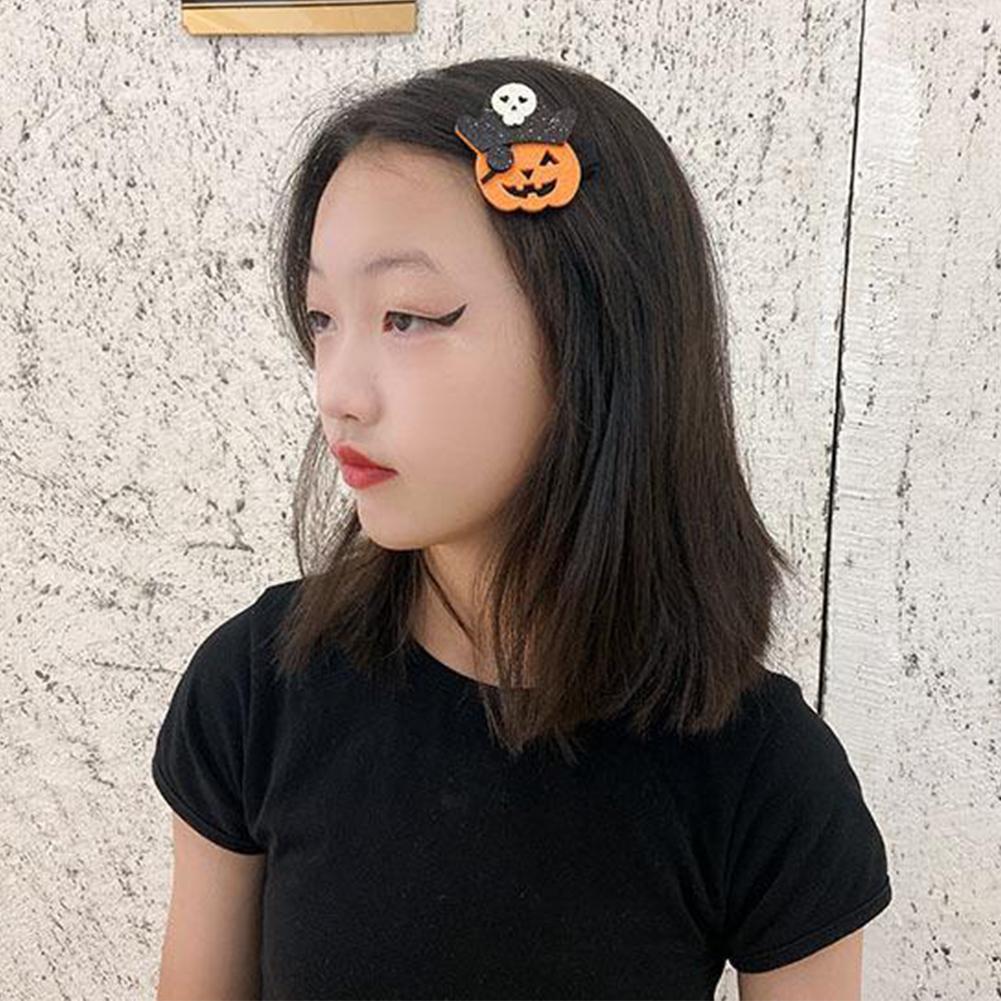 Fashionable Halloween Elements Pumpkin Hairband Single Piece Multi-Color Cute Girls Halloween Gift