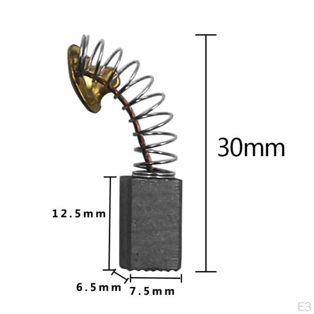 10Pcs Carbon Brushes Motor Brush Repairing Part for Electric