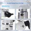 Airless Sprayer Filter Return Valves Paint Filter Pump Fluid Manifold Filter Assembly Replace 15G455 Easy to Install