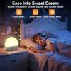 Digital Sunrise Alarm Clock Wake Up Light White Noise Machine Bluetooth Speaker Dimmable Night Light for Sleep Aid Perfect Gift