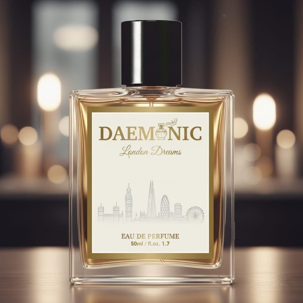 Daemonic London Dreams Eau De Parfum | Fresh & Elegant Long Lasting Unisex Perfume for Men & Women | Modern Woody–Floral Luxury Fragrance