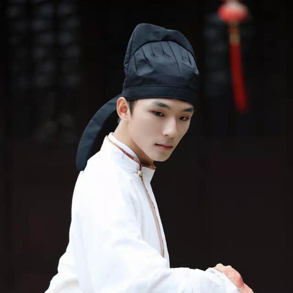 Polyester Ancient Hat Soft Tang Headwear Comfortable Costume Hat  Performance