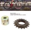 Single Speed Bike Freewheel 18T Threaded Bicycle Freewheel with 13mm Connector Cycling Replacement Accessory