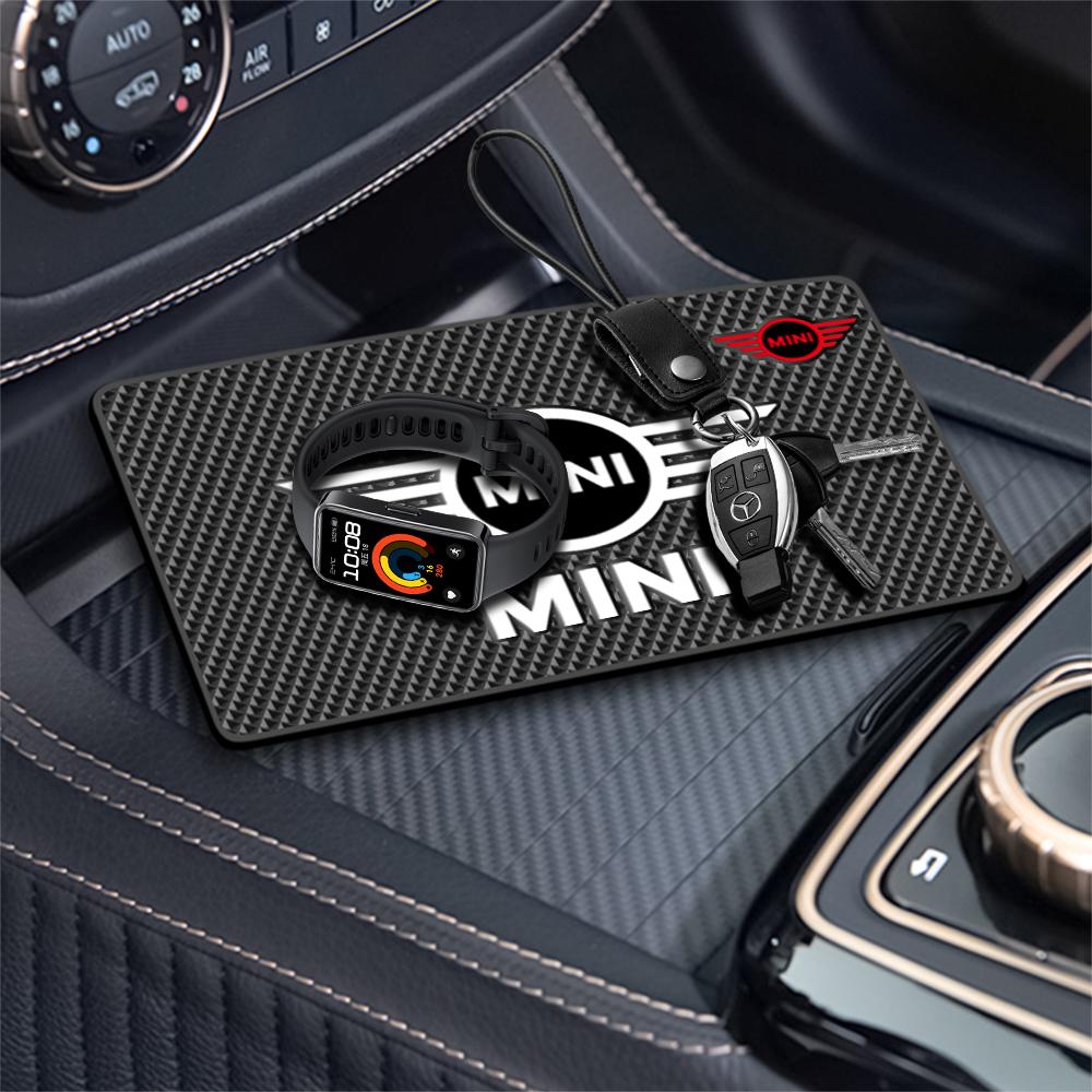 Silicone Car Dashboard Phone Toy Ornament Anti Slip Mat For Mini Cooper JCW Works F54 F55 F56 F57 F60 R50 R52 R53 R55 R56 R57