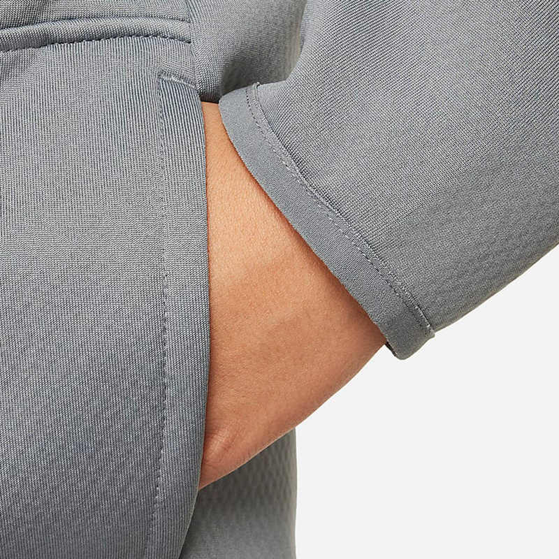 Nike Kurtka FW24 K NK TF FLC HD FZ Zimowa Dzianinowa z Kapturem Zapinana na Zamek Kurtki Dziecięce Szara FZ5323084