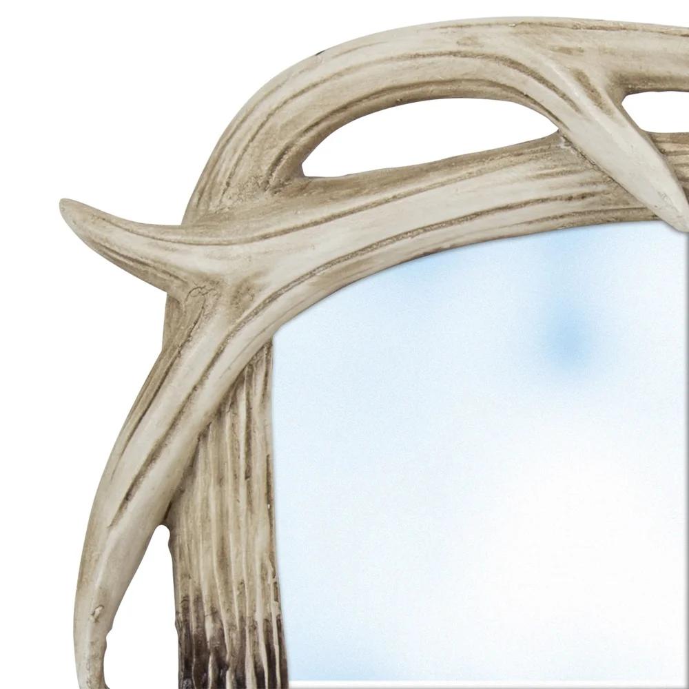 5x7 Antlers Picture Frame Tabletop Decor Vertical Horizontal Display Easy Installation Hunting Gift Rustic Home Decor