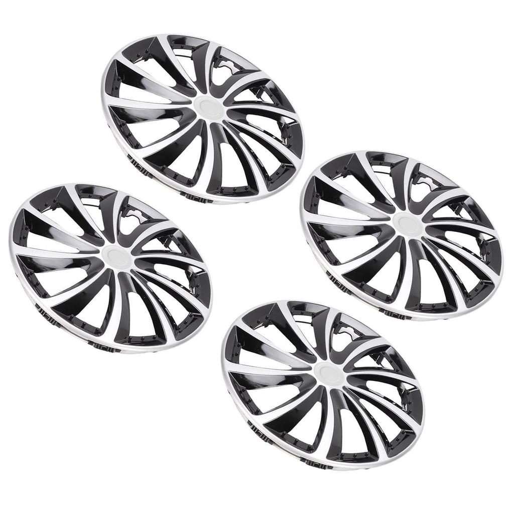 4 Piezas 14 Pulgadas Cubo Completo Aspecto Elegante Se Ajusta a Rueda R14 Cubierta para la Mayoría de Coches Camionetas SUV