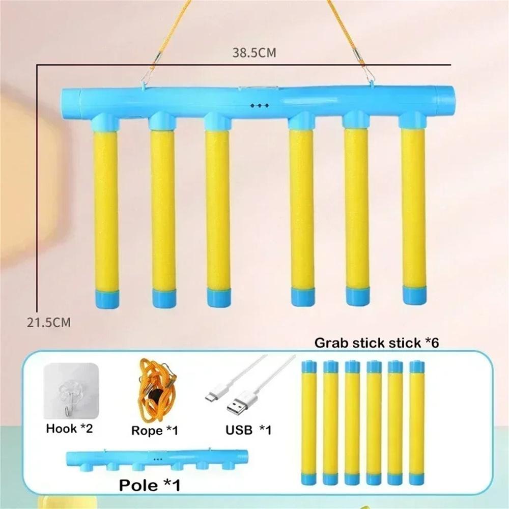 Drop Reflex Sticks Challenge Game Hand Eye Coordination Reaction Training Toy Adjustable Speed Catching Stick For Kids Adults