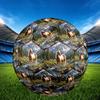 1pc Mountain Horse Reflection Durable Size 5 Soccer Ball Professional Match Training Football Indoor &Outdoor Sports Ball p60132