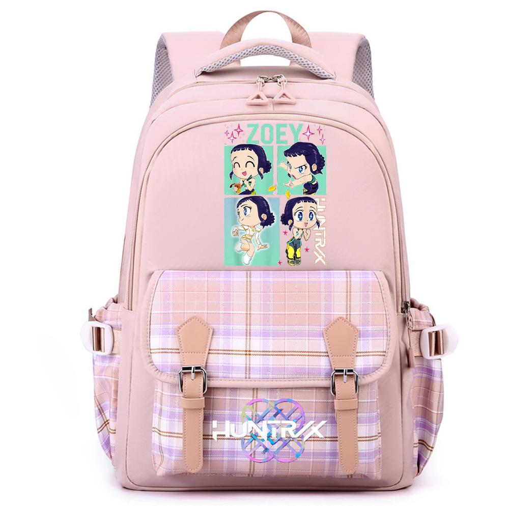 Anime K-Pop Printed Large Capacity Backpack for Teenger Student Girl Boy Schoolbag Bookbag Women Large Capacity Waterproof Travel Bag Kid Gift