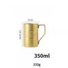 Travel Camping Retro Industrial Style Beer Cup 350ml Steel Water Mug Beer Coffee Cups