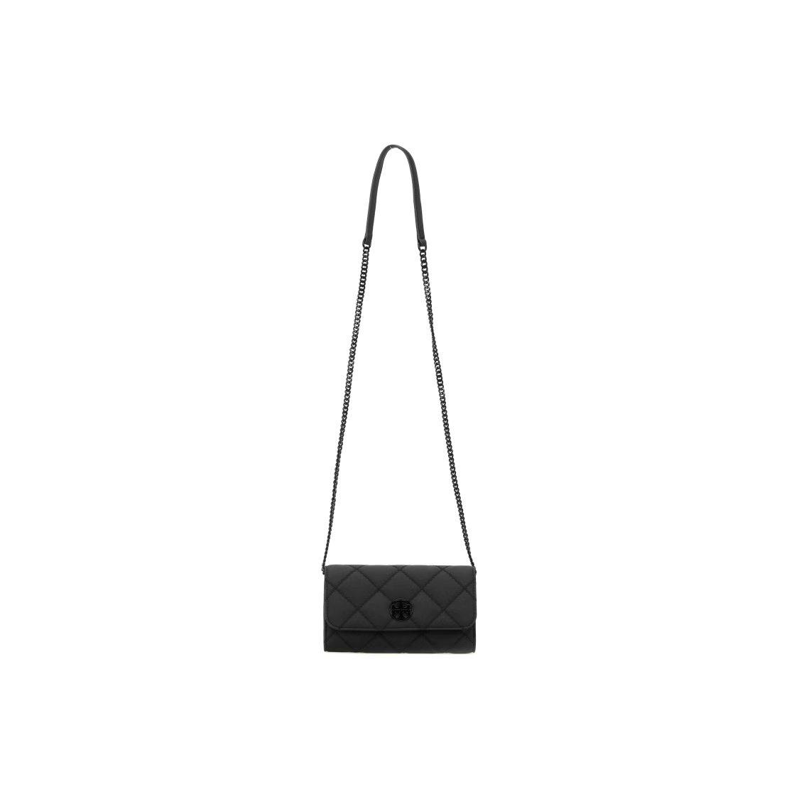 

Tory Burch Black Label Logo Quilted Faux Leather Mini Shoulder Crossbody Bag Women Bags 150059-001 Basic Set (Bag+Dust Bag)