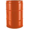 Barril de metal aço TH 60L com 2 e 3/4 tampas - laranja