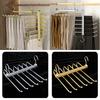 Aluminum Alloy 360°Rotating Hook Hangers Multi-Functional Tie Hangers  Wardrobe Storage