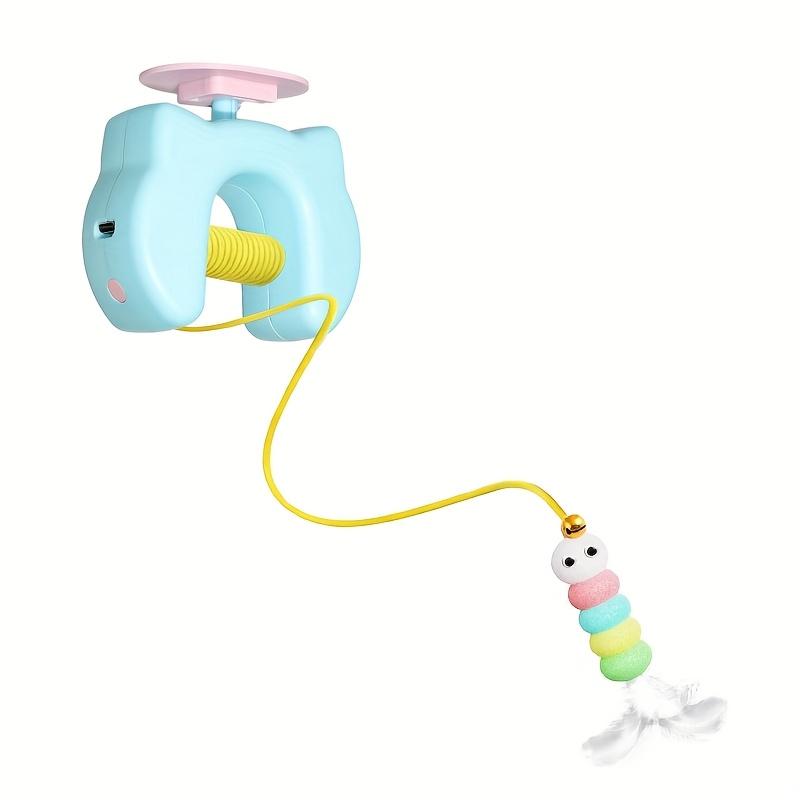 1PCS New Cat Yoyo Electric Smart Hanging Door Retractable Automatic Toy Lifting and Degrading Stuffy Cat Artifact Hanging