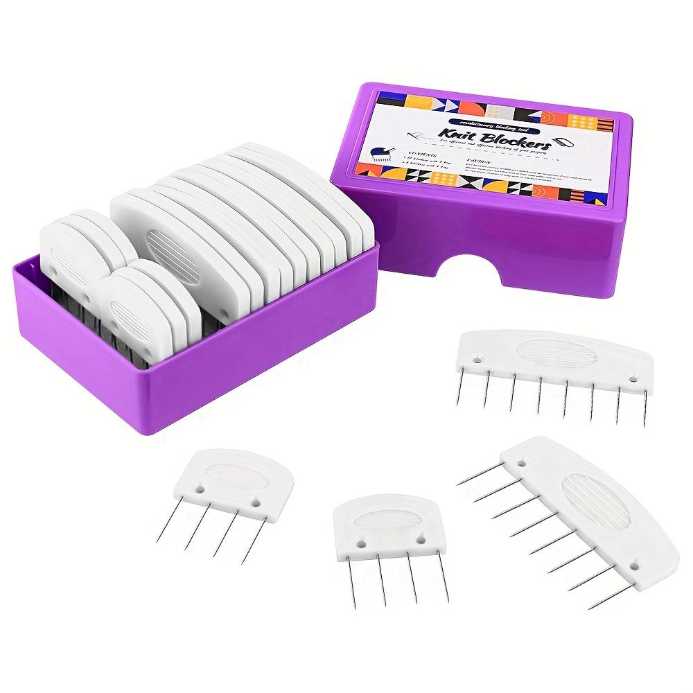 Knitting Blocking Needle Kit Blocking Comb Shaping Tool for Beginners DIY Sewing Crochet Lace Needlework Accessories