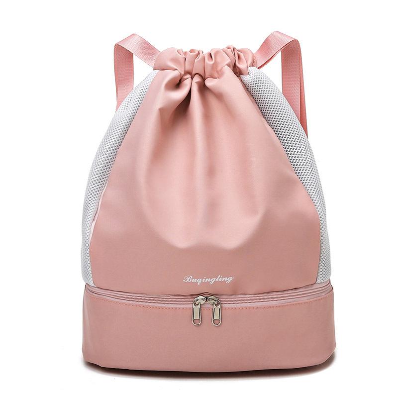 Fitness Bag, Women's New Model, Dry Wet Separation with Shoe Seats, Swimming Bag, Training Bag, Anti Splash Beach Storage Backpack