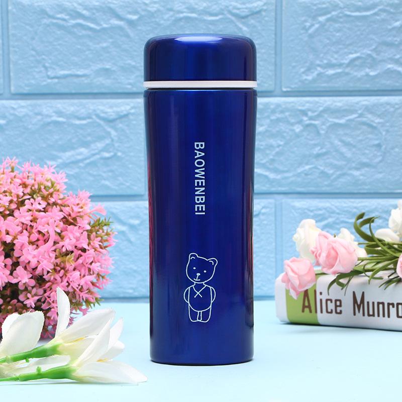 

Изолированная кружка из нержавеющей стали, портативная кружка для воды для студентов, офисная кружка для отдыха, термос, бутылка для воды, кружка для чая, офисная термос-кружка 300mL синий