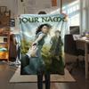 1PC Custom Name Outlander Patterned Flannel Blanket Suitable For All Seasons for Home Decor Warmth and Comfort Gifts Holiday Present