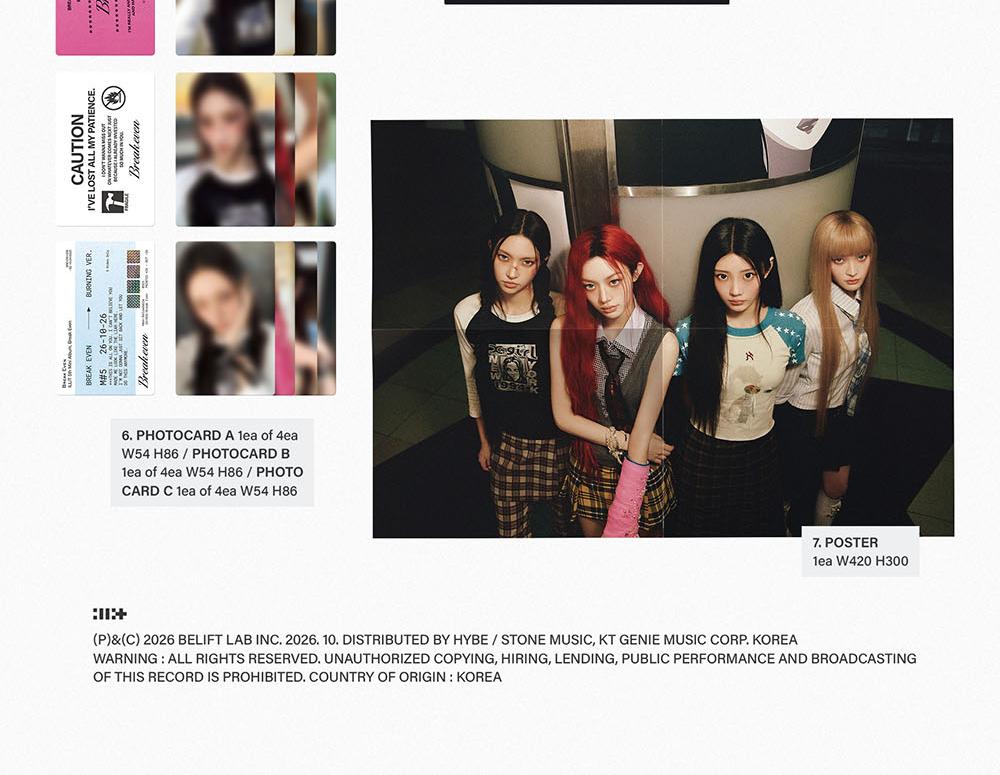 [POB] Illit [BREAK EVEN] 5th Mini Album