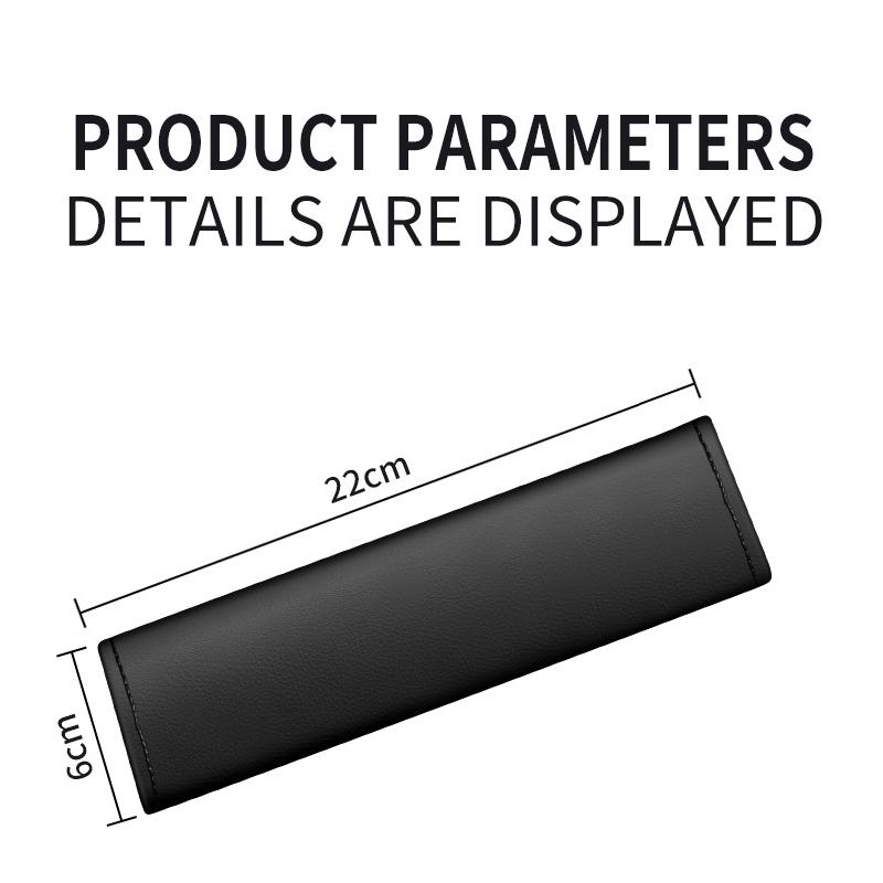 Leather Car Seat Belt Shoulder Protection Cover Shoulder Pads For BMW M Power Performance M3 M5 X1 X3 X5 X6 E46 E39 E36 E60 E90 DV1