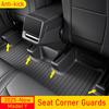USVOTOV Underseat Protector Seat Slide Rail Pad Cover for Tesla Model Y Juniper 2026 2026 Travel Accessories Anti-Kick Case Trim