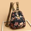 Zaino Zaino Stampato Borsa a Tracolla da Donna per Pendolari Tessuto Oxford Zaino da Viaggio Grande Capacità Multiuso Zaino per Studenti