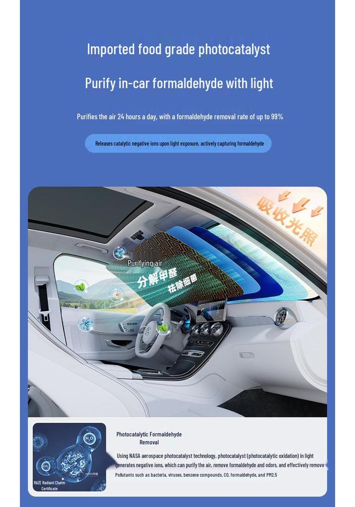 Car Windshield Sunshade Umbrella: Heat Insulation, Blackout Curtain, Sun Protection for Small Cars