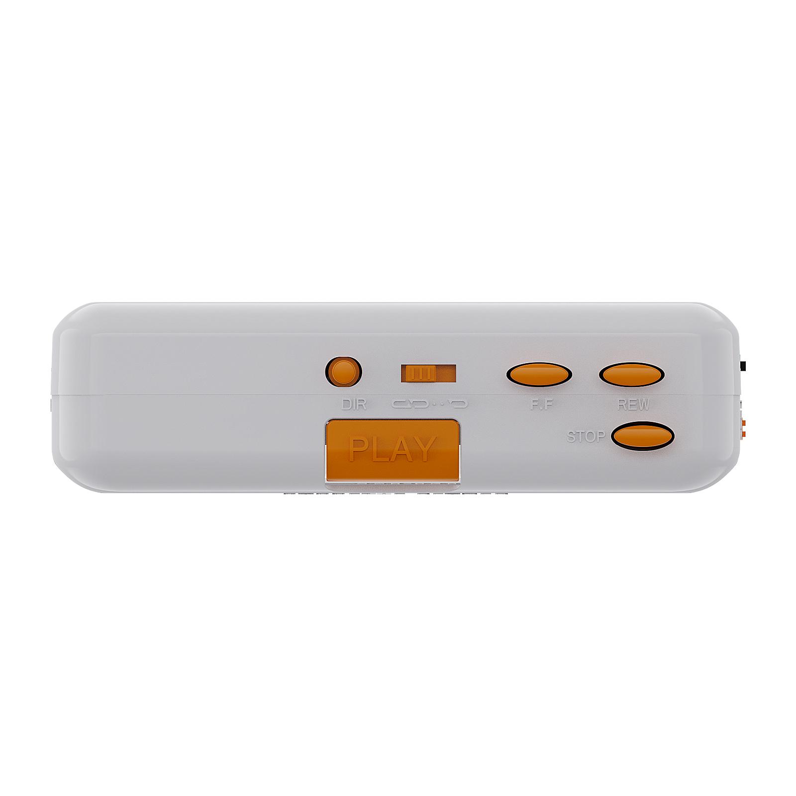 

Cassette Tape Player Recorder Portable USB Cassette to MP3 Converter with Headphone White белый