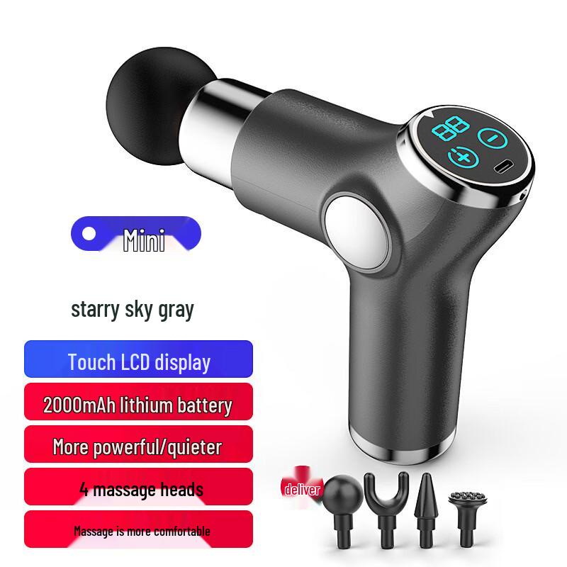 Mini Portable Fascia Massage Gun CN Plug (adapter Included)