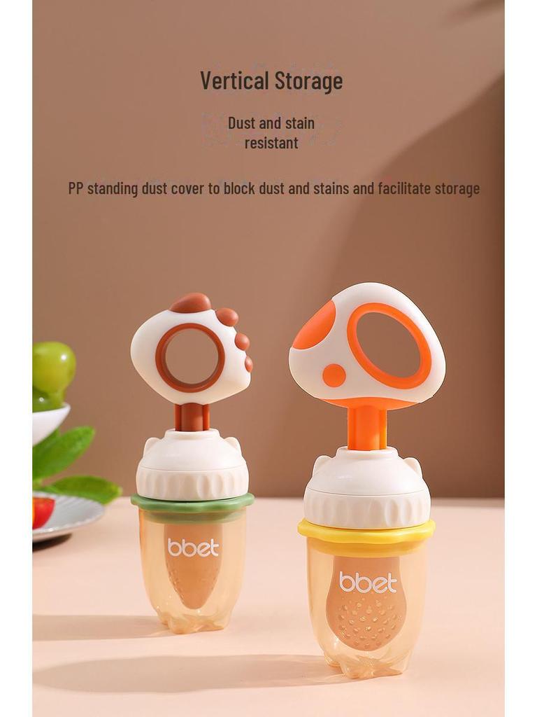 Baby Fruit & Veggie Teether: Chew Bag & Teething Stick for Food Supplement