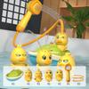 Children's Showerhead Shower Toy Little Yellow Duck Electric Rotating Showerhead Water Spray Baby Shower Toy
