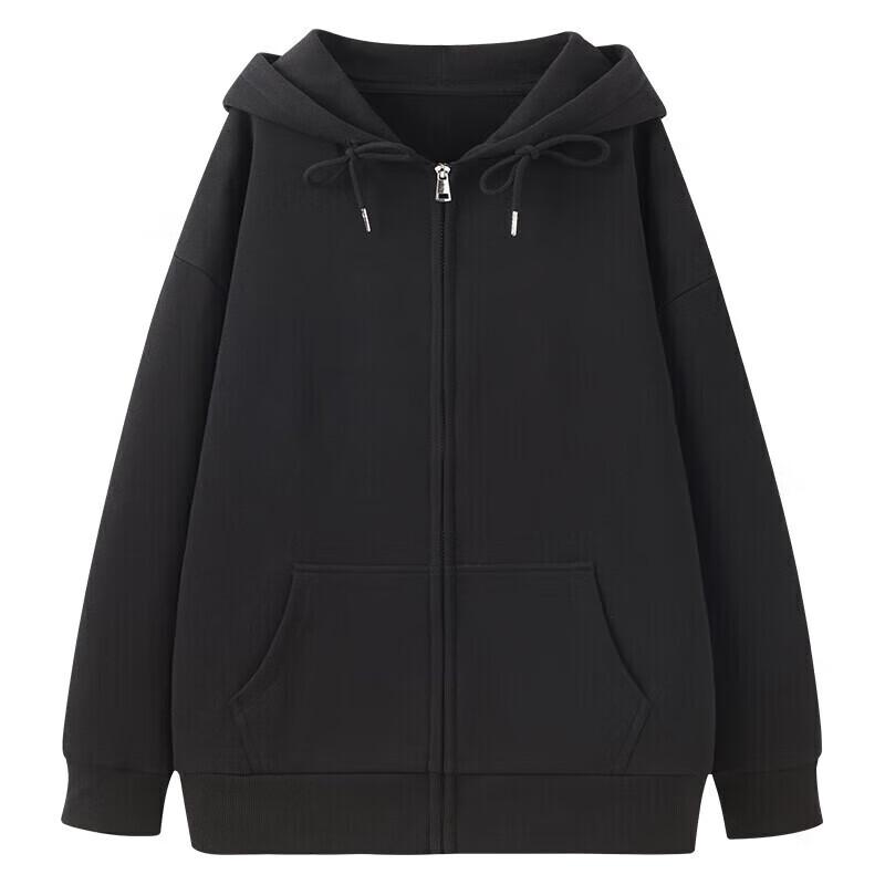 JEANSWEST Women's Hooded Zip-Up Sweatshirt