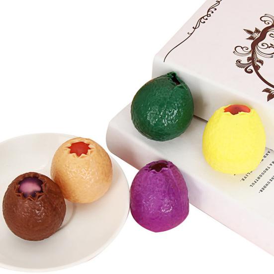 Dinosaur Egg Squeeze Toy Slow Rebound TPR Stress Egg Relief Stretch Dino Fidget Squishes Sensory Pinch Toy