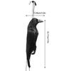 Crow Decoy For Attracting Birds Life-Sized Realistic Crow Statue Decorative Halloween Animal Bird Figurine For Porch Yard Garden