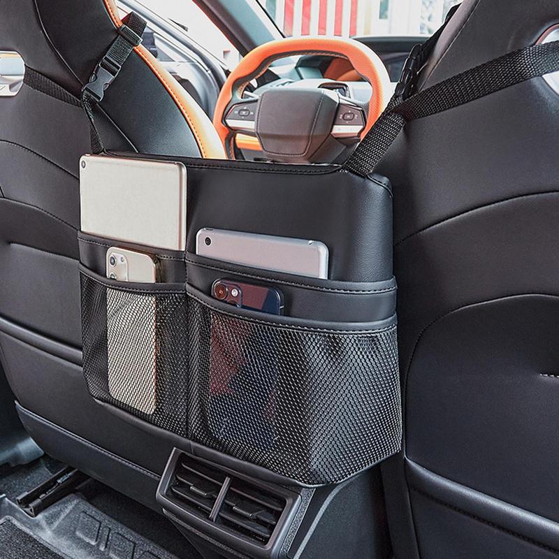 Car Seat Back Organizer Hangable Backseat Car Organizer Hangable Car Seat Organizer Pouch Multifunctional Car Headrest Storage