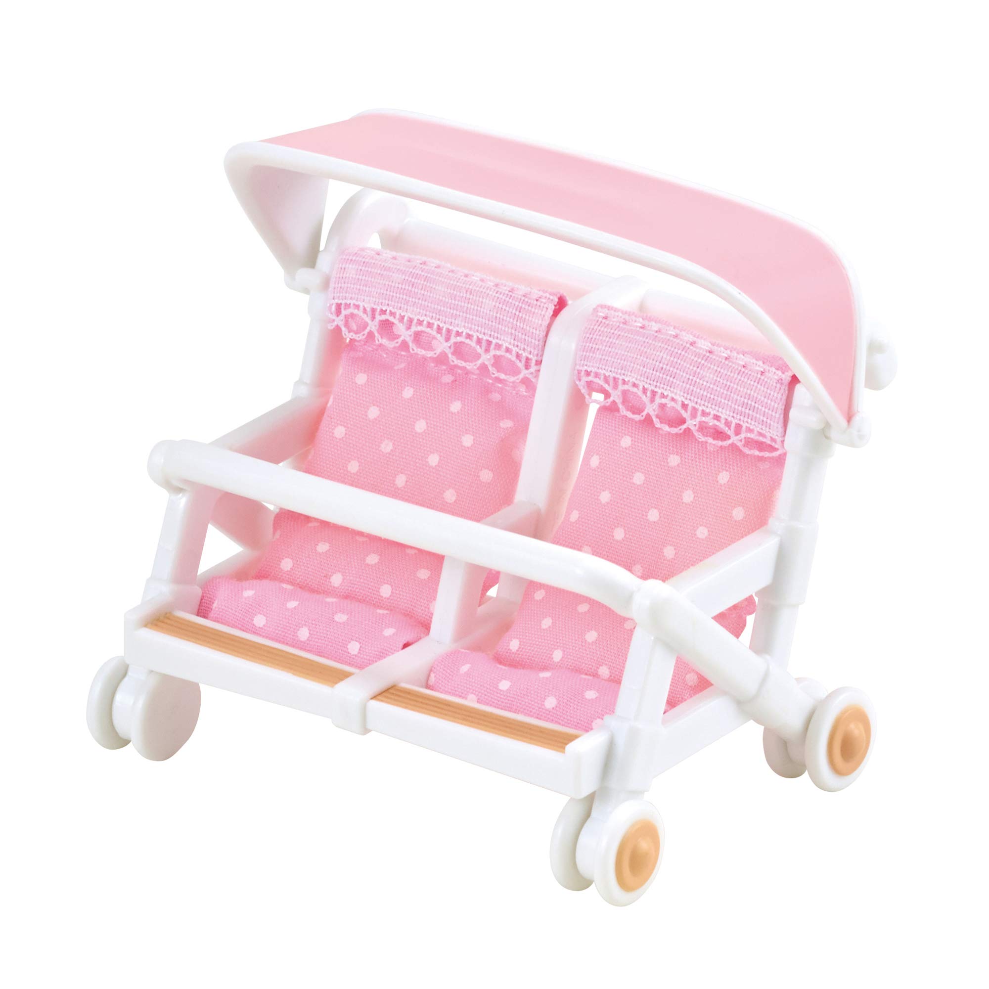 Sylvanian Families Furniture ST Mark Certified Ages Toy Dollhouse Sylvanian Families Epoch EPOCH [Double Stroller] KA-214 3+ Co., Ltd.