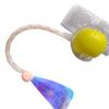 Automatischer bissfester Katzen-Spielball mit Libellenschwanz - Selbstunterhaltendes hüpfendes Spielzeug
